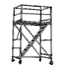 Trappst&auml;llning Bredd 1,40 - L&auml;ngd 1,70 - H&ouml;jd 2,10 m