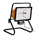 Str&aring;lkastare, mobilight