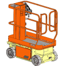 Pelarlift, 5,66 meter sj&auml;lvg&aring;ende